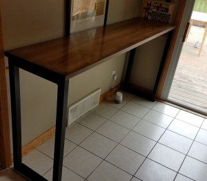 Custom Maple Bar Height Breakfast table    