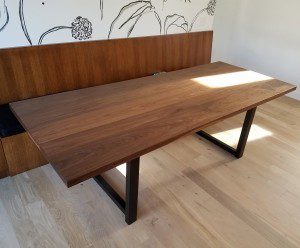 Modern Walnut Dining Table 3         