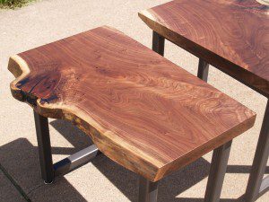 Walnut Live Edge Side Tables 1g      