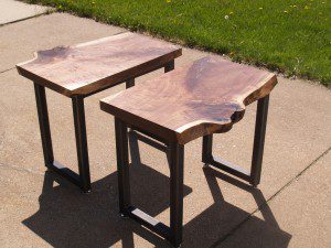 Walnut Live Edge Side Tables 1d      